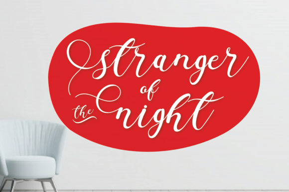 Stranger of the Night Font Poster 1