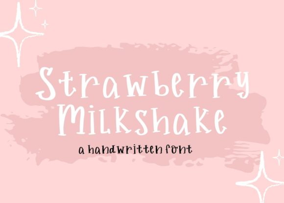 Strawberry Milkshake Font