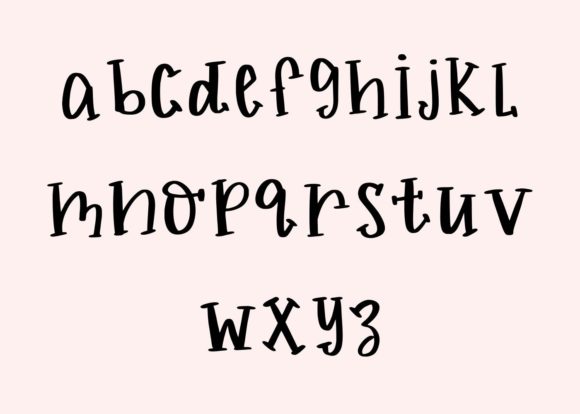 Strawberry Milkshake Font Poster 4