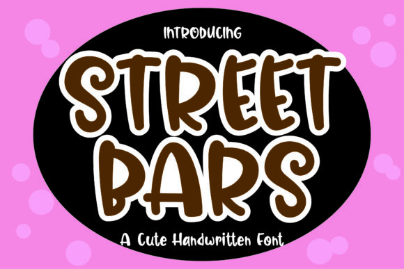 Street Bars Font Poster 1