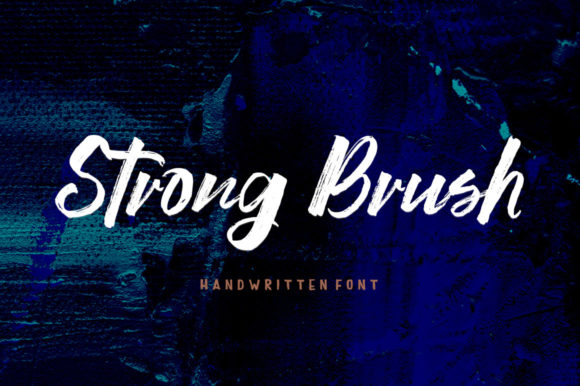 Strong Brush Font Poster 1