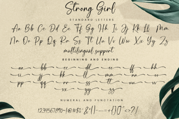 Strong Girl Font Poster 11