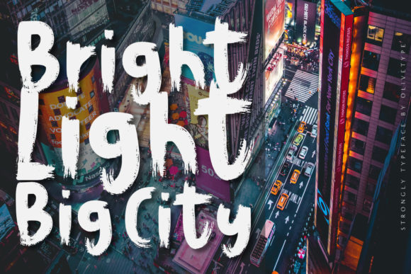 Strongly Font Poster 5