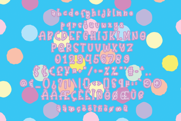 Sugar Baby Font Poster 4
