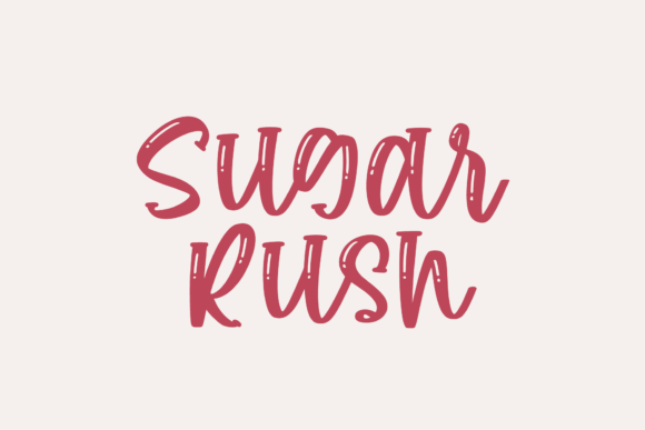 Sugar Rush Font Poster 1