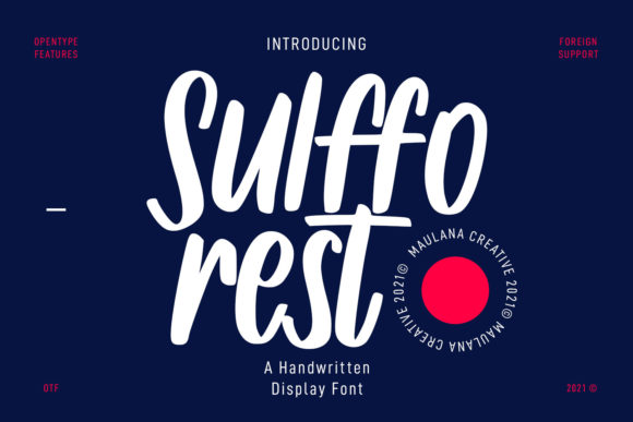 Sulfforest Font