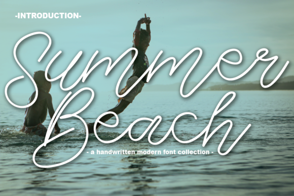 Summer Beach Font Poster 1