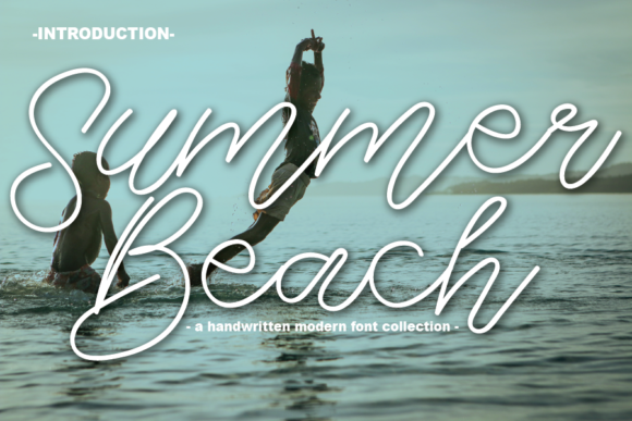 Summer Beach Font Summer Beach Font Poster 1