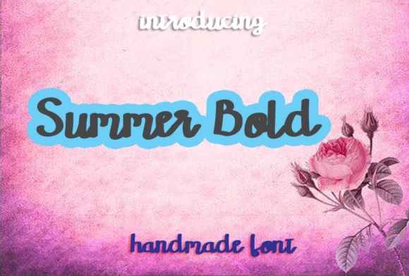 Summer Bold Font Summer Bold Font Poster 1