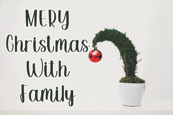 Summer Christmas Font Poster 4