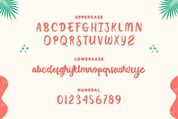 Summer Creamy Font Poster 2
