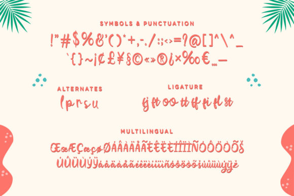 Summer Creamy Font Poster 3