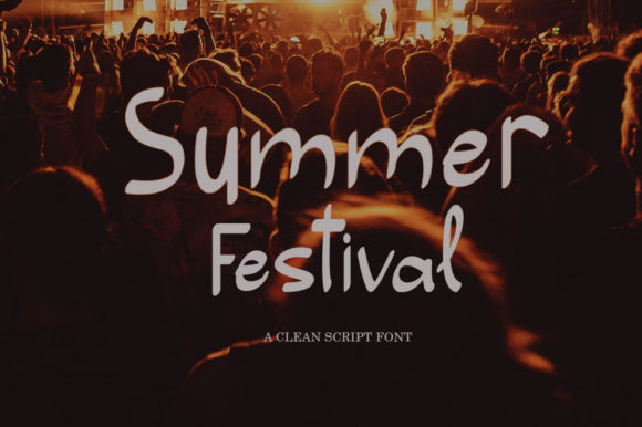Summer Festival Font Poster 1