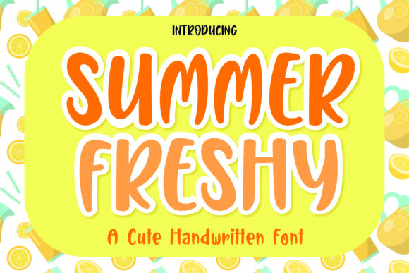 Summer Freshy Font Poster 1