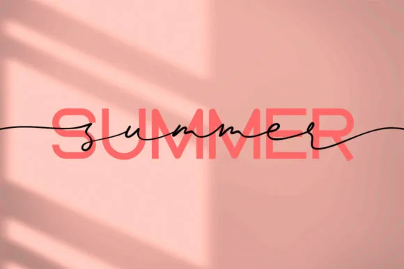 Summer Grow Font Summer Grow Font Poster 1