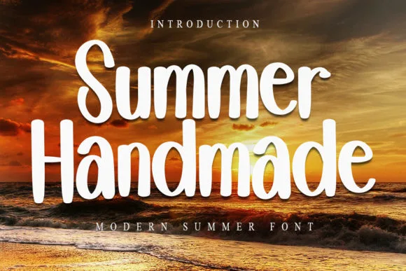 Summer Handmade Font Summer Handmade Font Poster 1