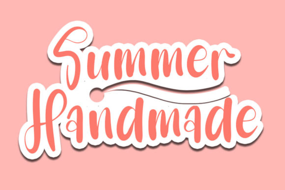 Summer Handmade Font