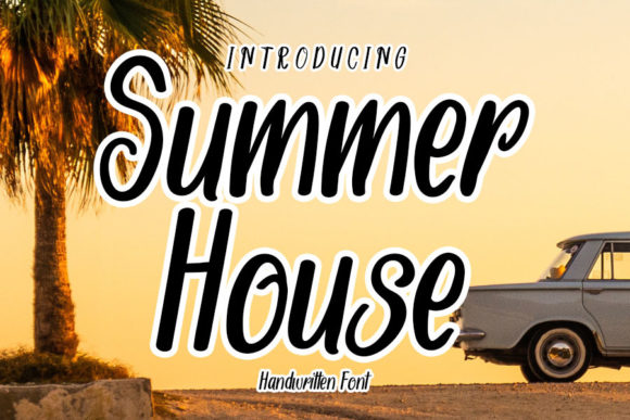 Summer House Font Poster 1