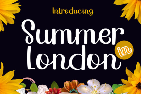Summer in London Font Poster 1