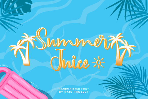 Summer Juice Font Poster 1