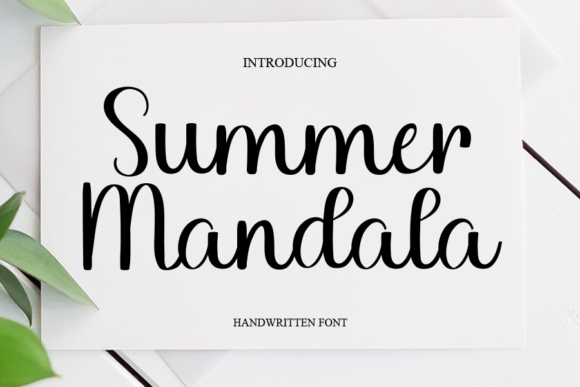 Summer Mandala Font