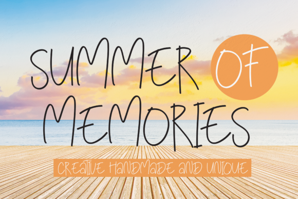 Summer of Memories Font Poster 1