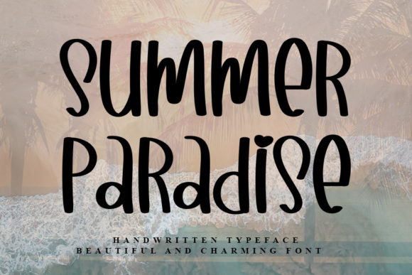 Summer Paradise Font Poster 1