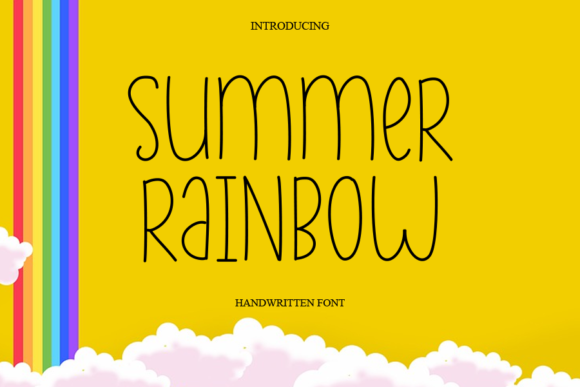 Summer Rainbow Font