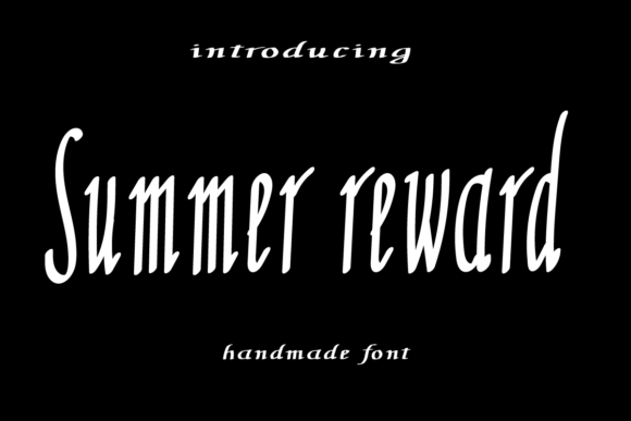 Summer Reward Font Poster 1