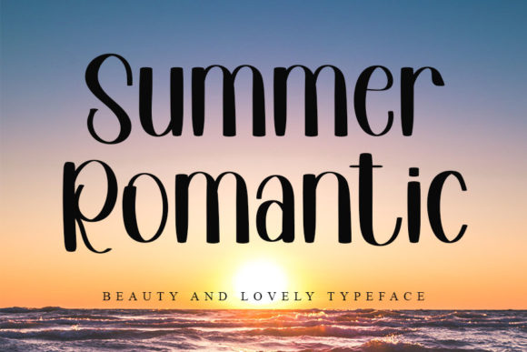 Summer Romantic Font Poster 1