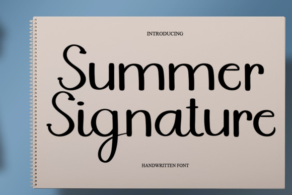 Summer Signature Font