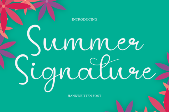 Summer Signature Font