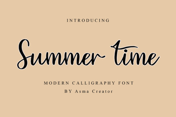 Summer Time Font Poster 1