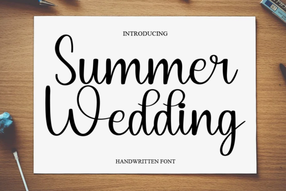 Summer Wedding Font Summer Wedding Font Poster 1