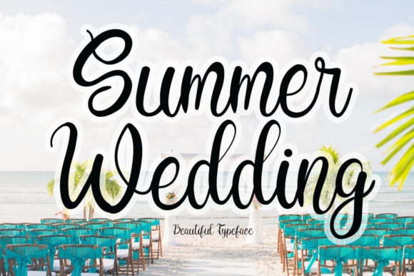 Summer Wedding Font Poster 1