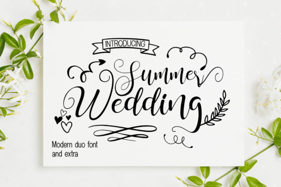 Summer Wedding Font