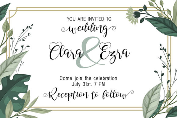 Summer Wedding Font Poster 2