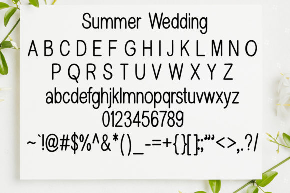 Summer Wedding Font Poster 11
