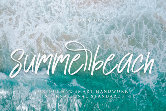 Summerbeach Font Poster 1