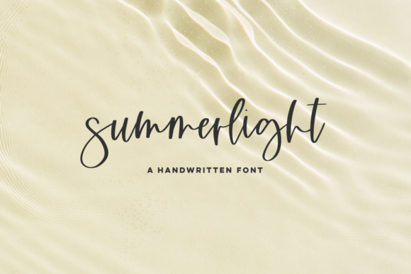 Summerlight Script Font Poster 1