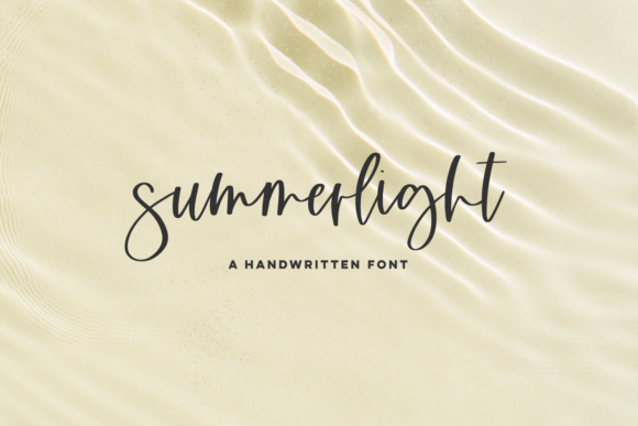 Summerlight Script Font Summerlight Script Font Poster 1