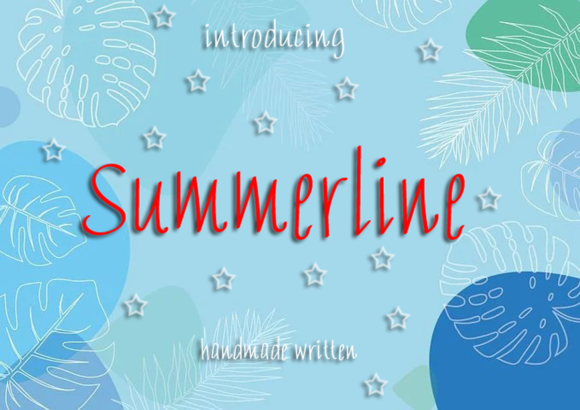 Summerline Font Poster 1
