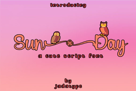 Sun Day Font Poster 1