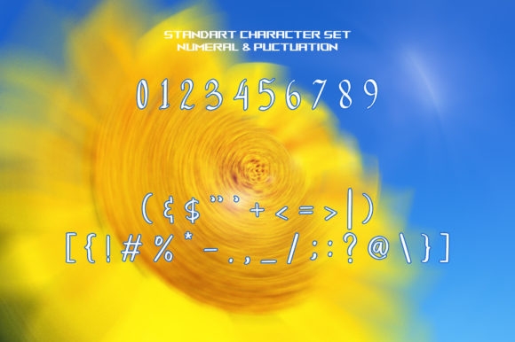Sun Flowers Font Poster 5