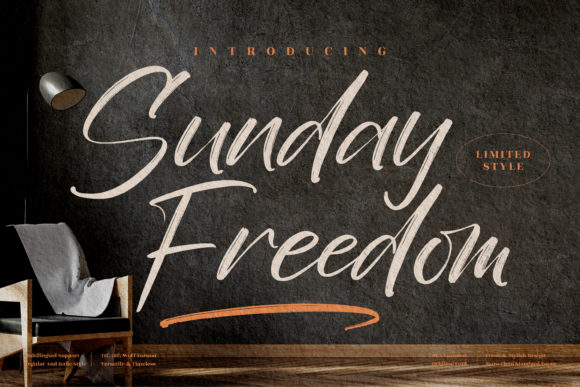 Sunday Freedom Font Poster 1