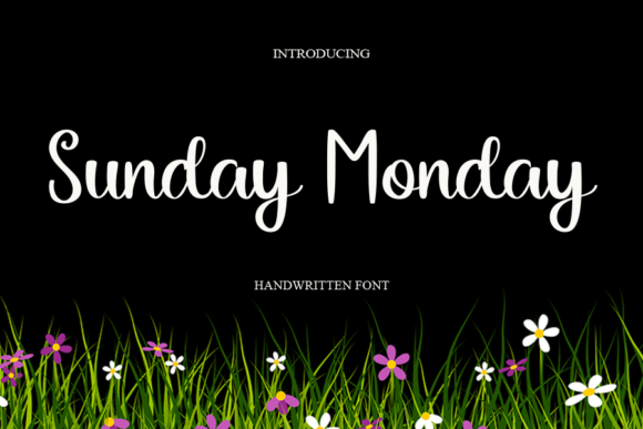 Sunday Monday Font Poster 1