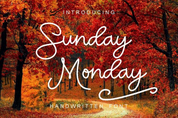 Sunday Monday Font Poster 1