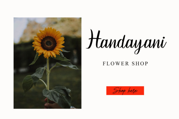 Sunflower Font Poster 3