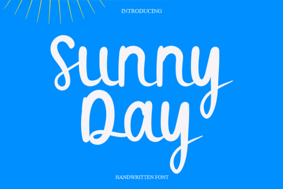 Sunny Day Font Poster 1