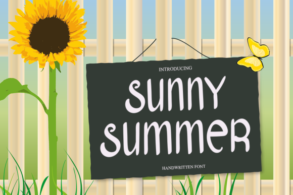 Sunny Summer Font Poster 1